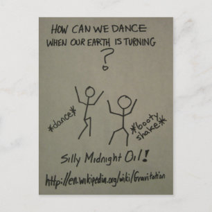 Carte Postale Comment Pouvons-Nous Danser Quand Notre Terre Tour
