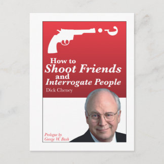 Carte Postale Comment tirer sur des amis et interroger des gens.