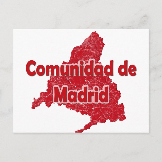 Carte Postale Communauté de Madrid (Devant)