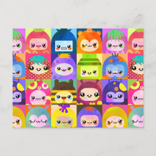 Carte Postale Communauté Little Kawaii Monster