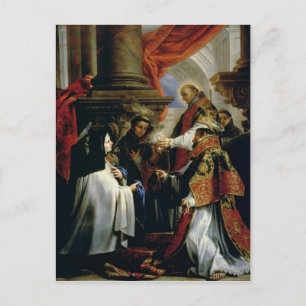 Carte Postale Communion de Sainte-Thérèse d'Avila c.1670