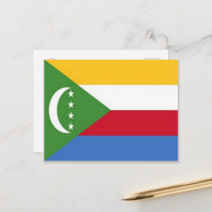 Carte Postale Comores - Drapeau -