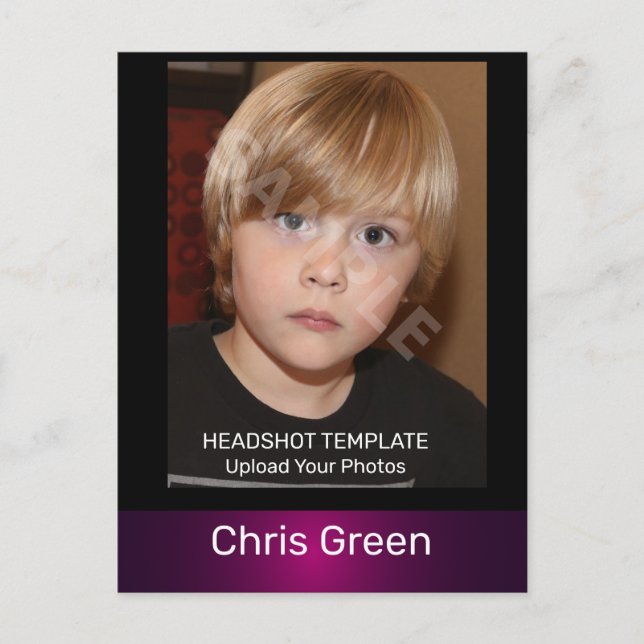 Carte postale Comp Capture d'écran de modèle et ac (Devant)