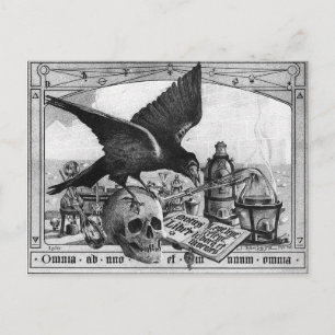 Carte Postale Compagnies de laboratoire d'alchimie