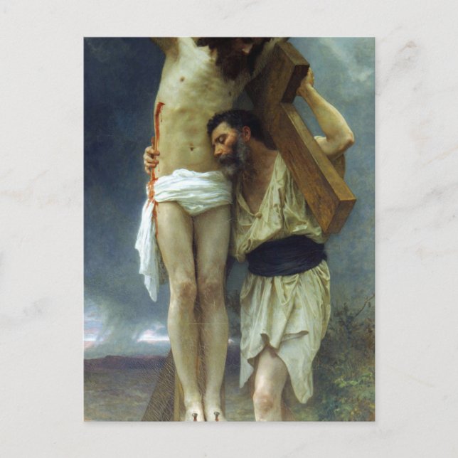 Carte Postale Compassion de William-Adolphe Bouguereau (Devant)