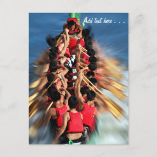 Carte Postale Compétition Dragon Boat Race