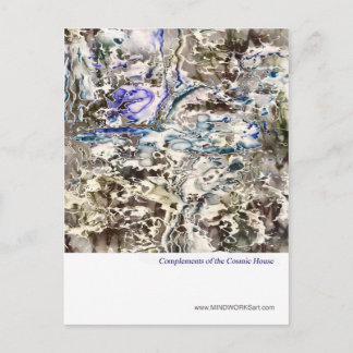 Carte Postale Compléments de la maison cosmique