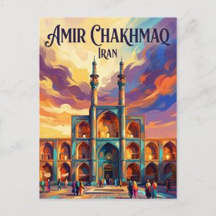 Carte Postale Complexe Amir Chakhmaq Iran