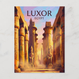 Carte Postale Complexe du temple de Karnak Égypte