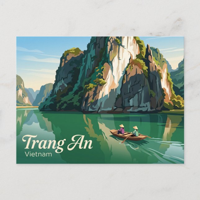 Carte Postale Complexe paysager de Trang An Vietnam (Devant)