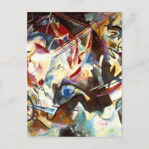 Carte Postale Composition abstraite de Kandinsky VI