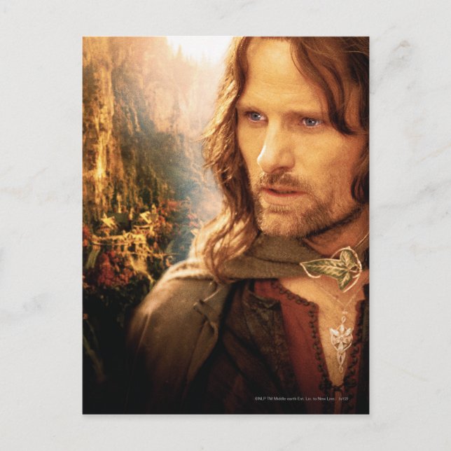 Carte Postale Composition Aragorn et Rivendell (Devant)