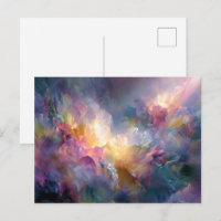 Composition florale pastel abstraite lumineuse