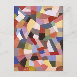 Carte Postale Composition par Otto Freundlich