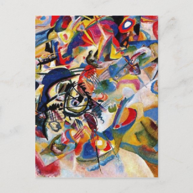 Carte Postale Composition VII de Kandinsky (Devant)