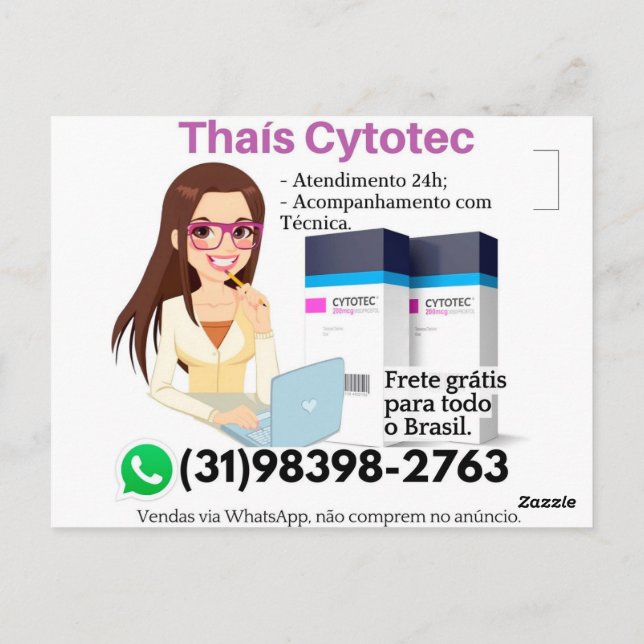 Carte Postale Comprar Cytotec Misoprostol  (Dos)