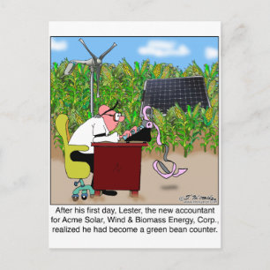 Carte Postale Compteur de haricots verts