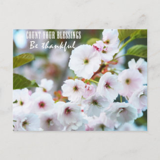 Carte Postale Comptez vos bénédictions