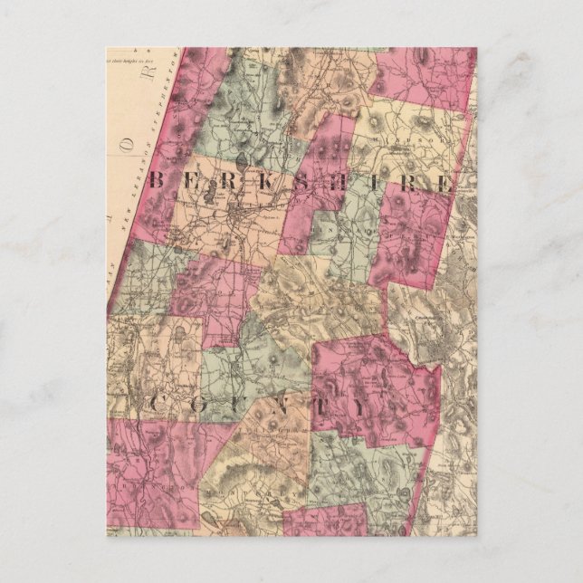 Carte Postale Comté de Berkshire (Devant)