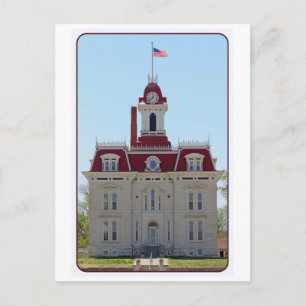 Carte Postale Comté de Chase, Kansas, Palais de justice