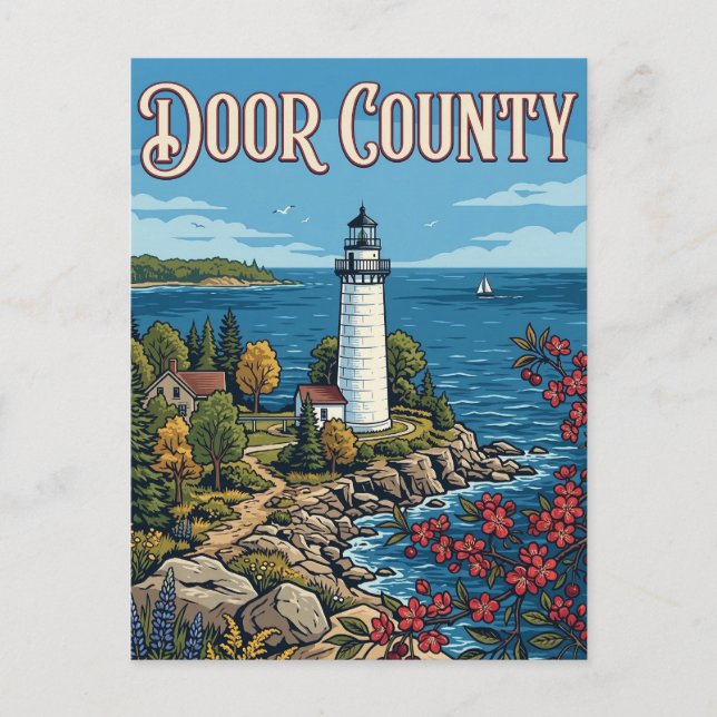 Carte Postale Comté de Door (Devant)
