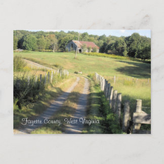 Carte Postale Comté de Fayette, Virginie-Occidentale