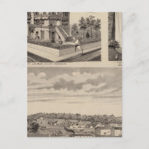 Carte Postale Comté de Moorhead Clay, Minnesota