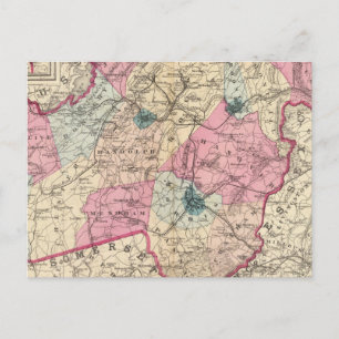 Carte Postale Comté de Morris, NJ