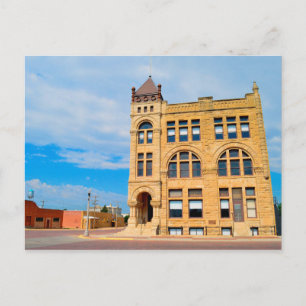 Carte Postale Comté de Ness, Kansas, Banque