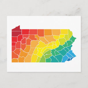Carte Postale comté de pennsylvanie