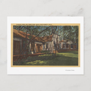 Carte Postale Comté de père Noël Cruz, CA - Ville Pioneer