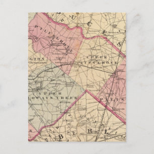 Carte Postale Comté de Salem, NJ