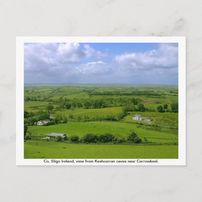 Carte Postale Comté de Sligo Irlande, Carrowkeel (Devant)