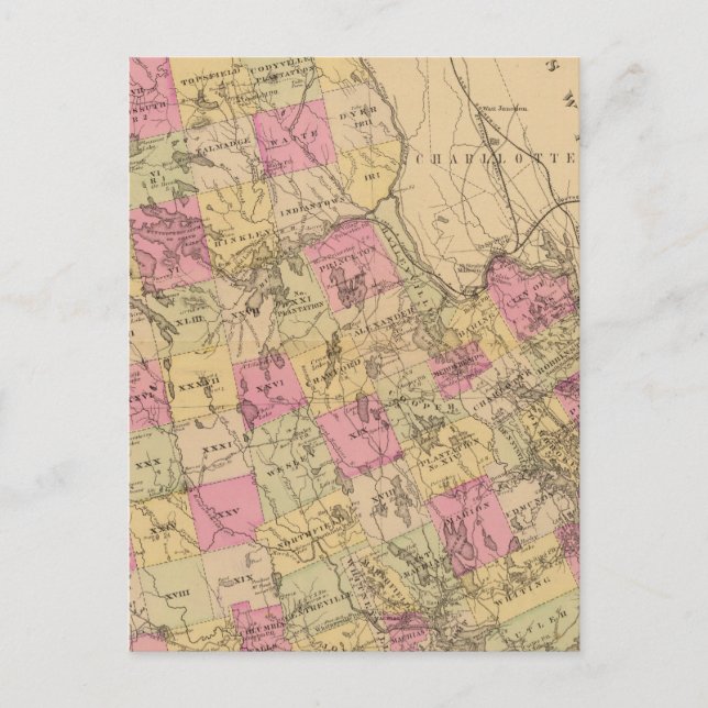 Carte Postale Comté de Washington, Maine (Devant)