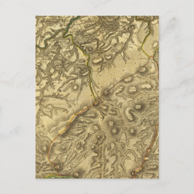 Carte Postale Comté d'Édimbourg Sud (Devant)