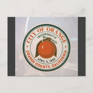 Carte Postale comté d'orange, ca, États-Unis