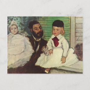 Carte Postale Comte Lepic et ses filles - Edgar Degas