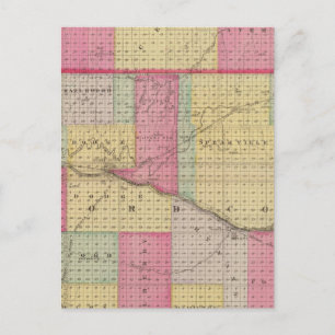 Carte Postale Comtés de Hodgeman et Ford, Bellefont, Kansas