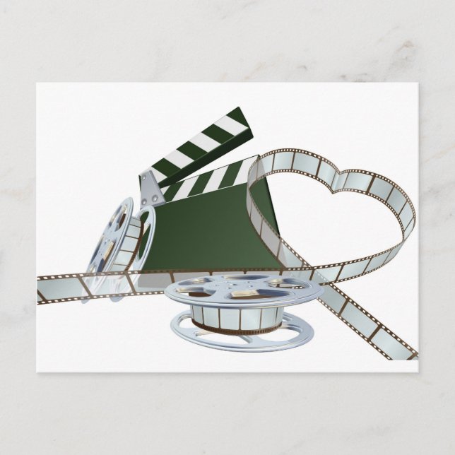 Carte Postale Concept d'amoureux du cinéma (Devant)