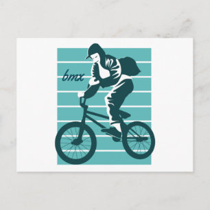 Carte Postale Conception Cool Rider - BMX