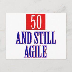 Carte Postale Conception d'anniversaire de 50 ans