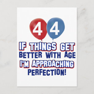 Carte Postale Conception de 44e anniversaire