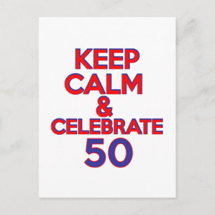 Carte Postale Conception de 50 ans