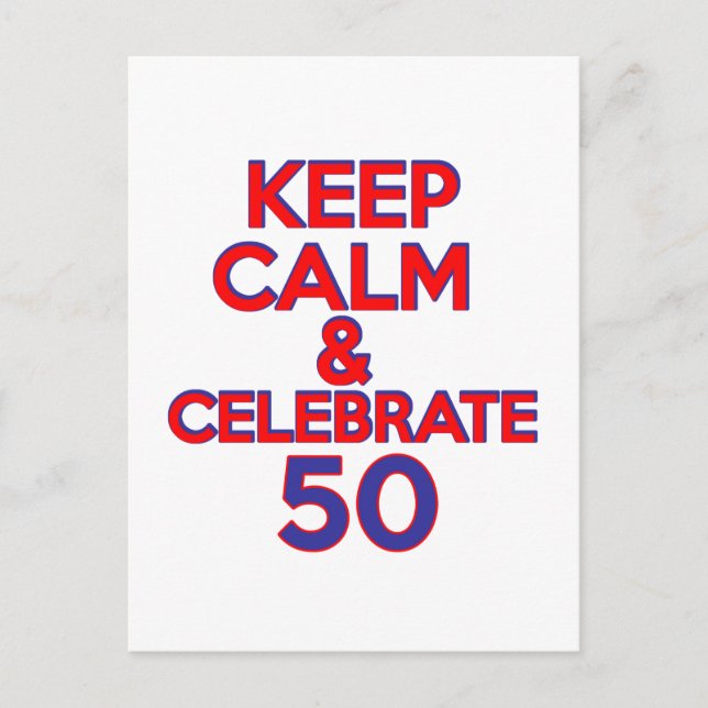 Carte Postale Conception de 50 ans (Devant)