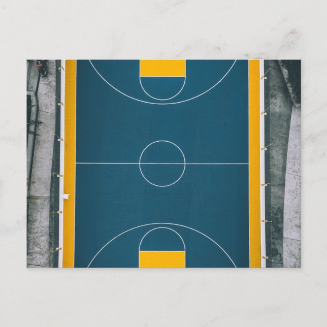 Carte Postale Conception de basket-ball géniale (Devant)