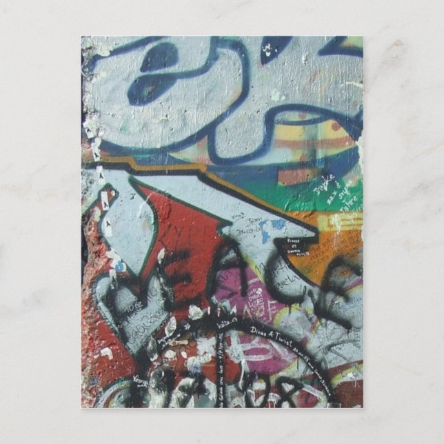Carte Postale conception de berlinmur (Devant)