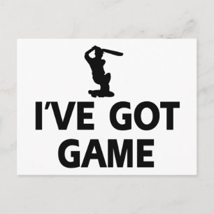 Carte Postale Conception de cricket cool