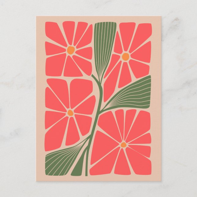 Carte Postale Conception de Jardin vintage (Devant)