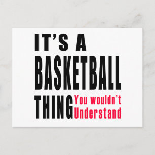 Carte Postale Conception de jeux de basket-ball