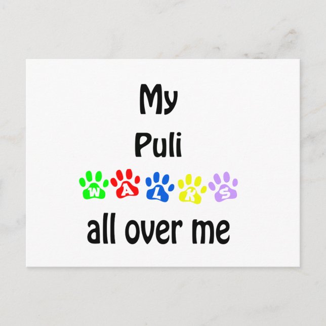 Carte Postale Conception de Puli Walks (Devant)